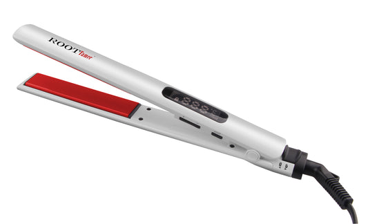 1 Inch (SILVER) RED Plate Flat Iron - ROOTTamer®